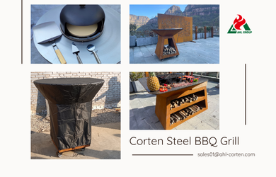 Corten Steel BBQ Grill